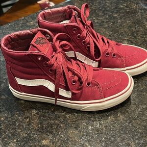 Vans maroon Sneakers Classic Skate Design
